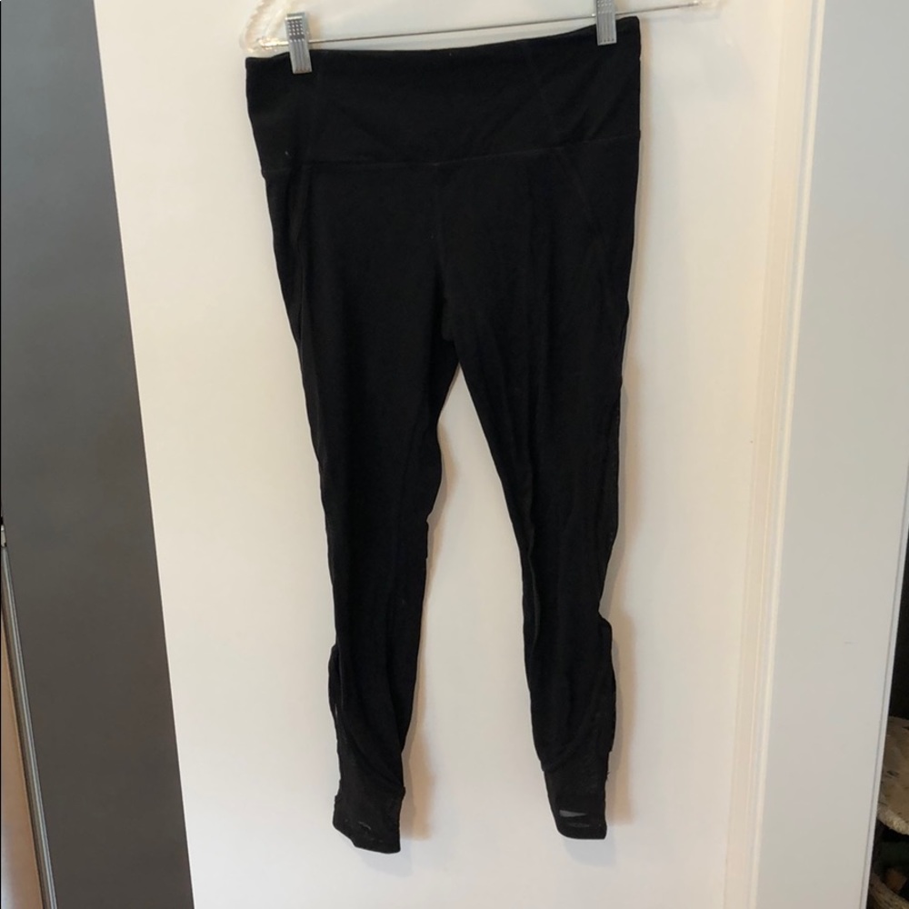 athleta leggings size small black lightly worn